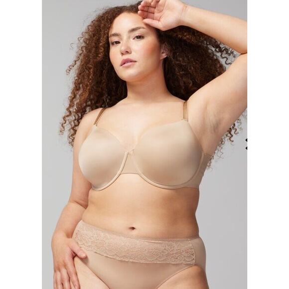Soma Vanishing 360 Perfect Coverage Bra Size 40DDD Warm Amber NWT - Picture 1 of 15